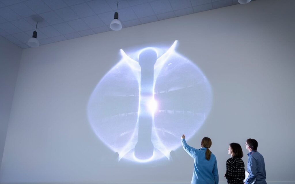 Scientists in the MAST Upgrade control room