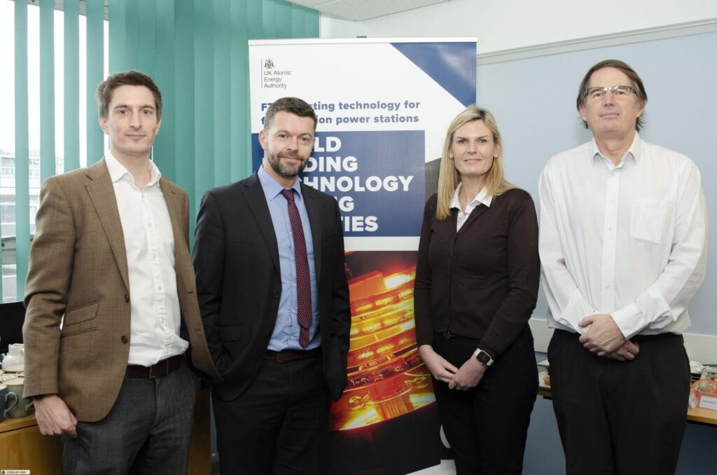 UKAEA and Jacobs representatives mark CHIMERA contract
