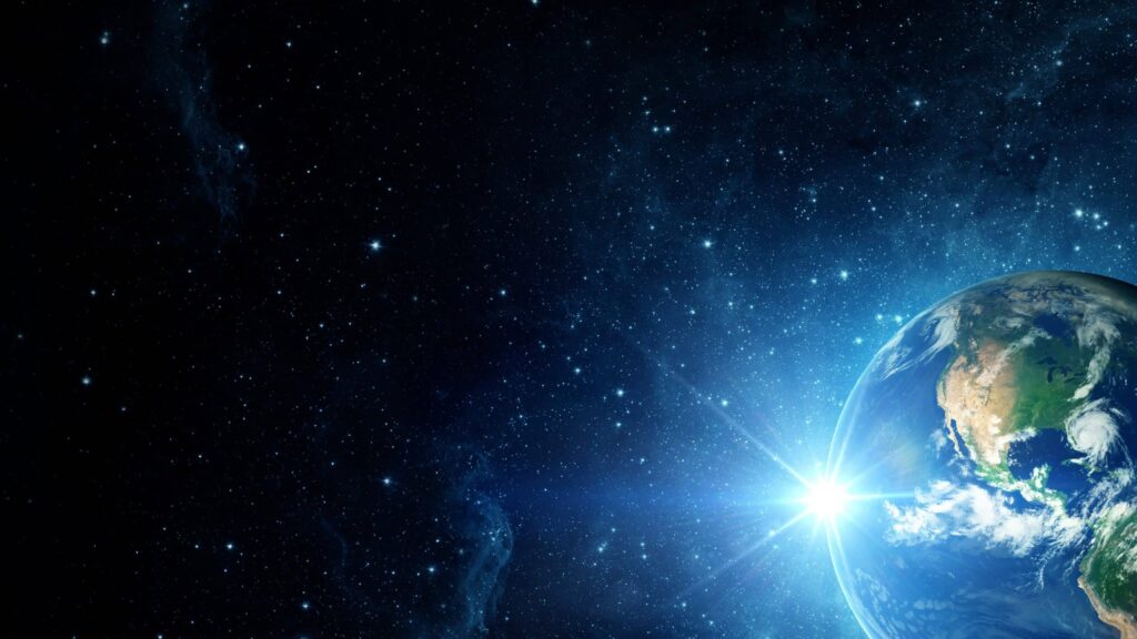 The Earth from space.