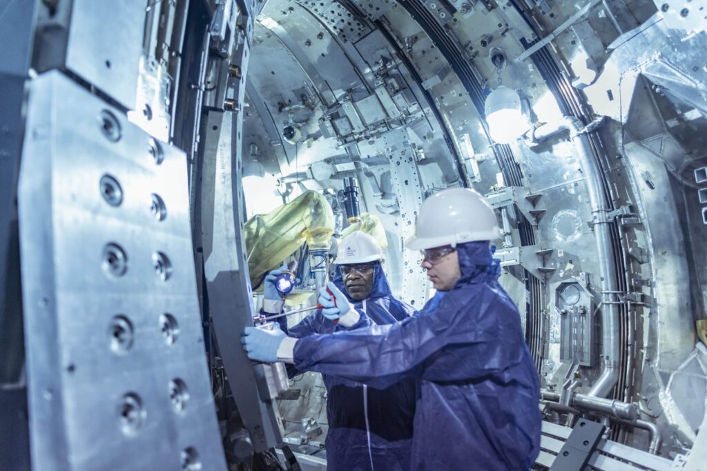Inside the JET fusion training facility