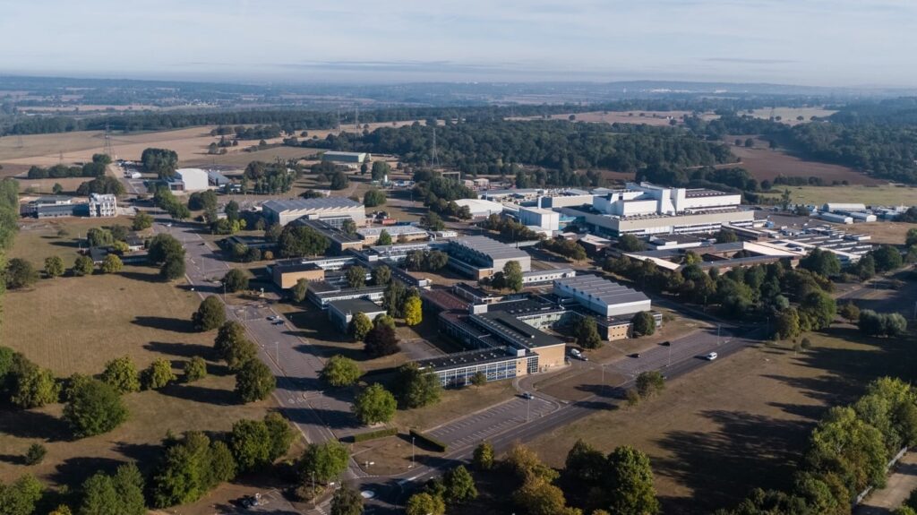 Aerial photo of Culham Science Centre