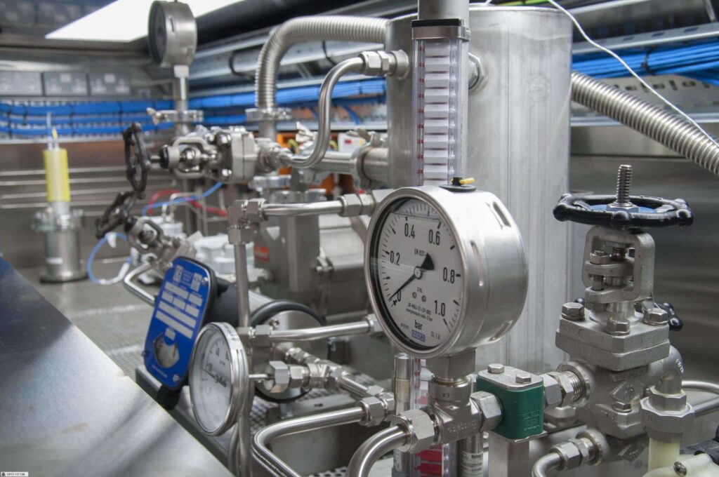 Equipment at UKAEA’s Tritium Fuel Cycle facility