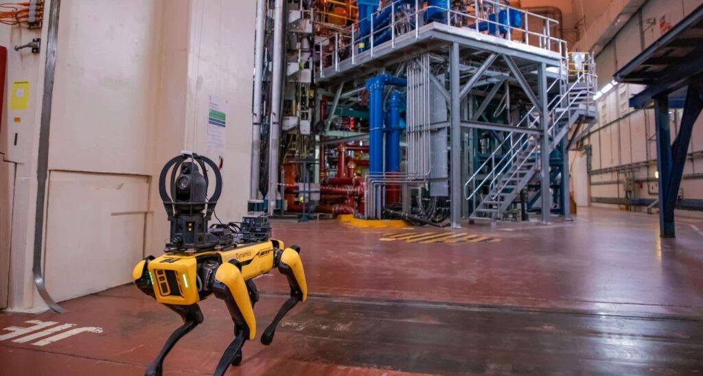 Autonomous SPOT Deployment in JET Torus Hall.