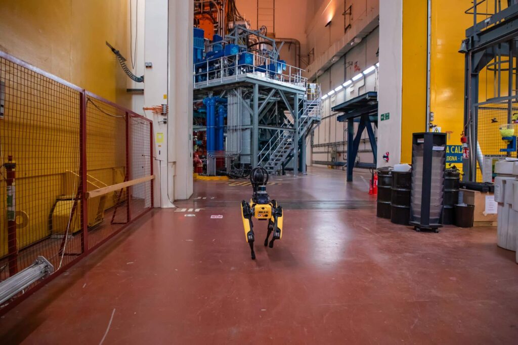 Spot deployed in JET Torus Hall