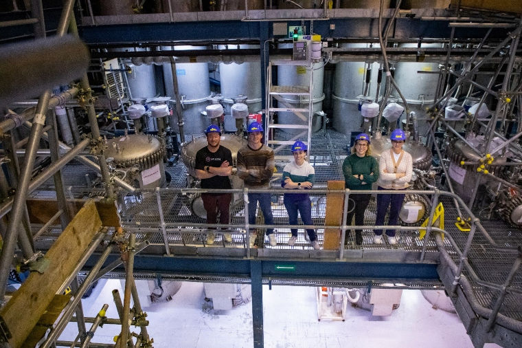 Helion Energy team at UKAEA facility