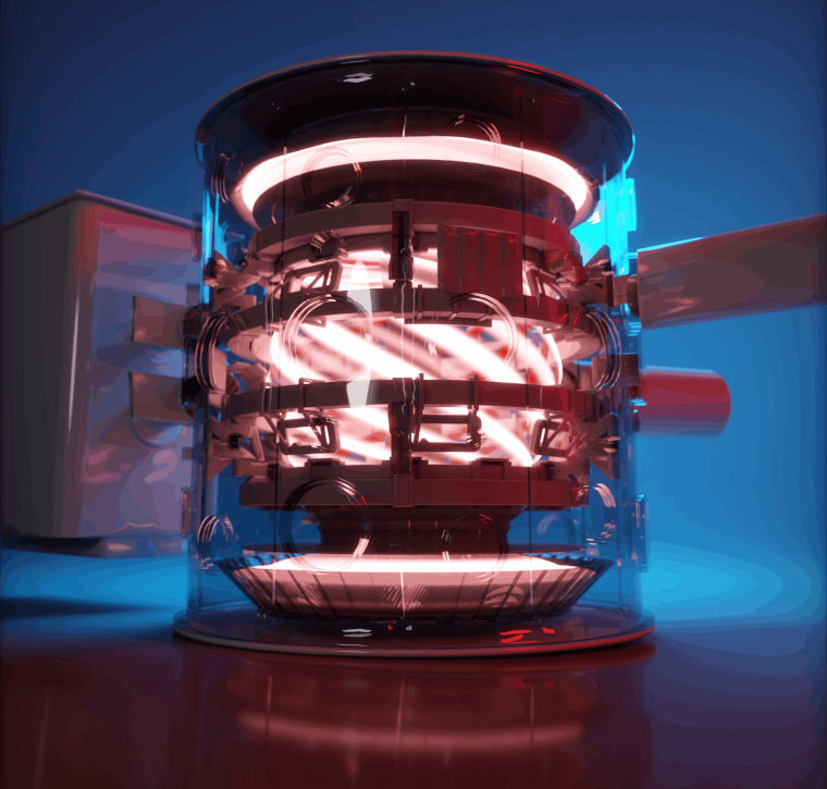 A generated image of plasma in MAST Upgrade.