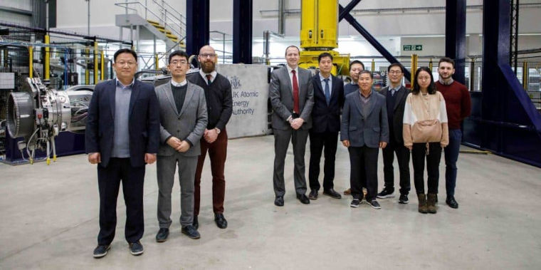 UKAEA and Korea Institute of Fusion Energy together at UKAEA.