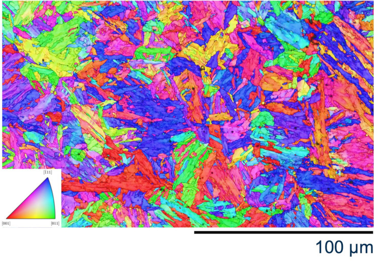 A picture of the microstructure of neurone alloy.