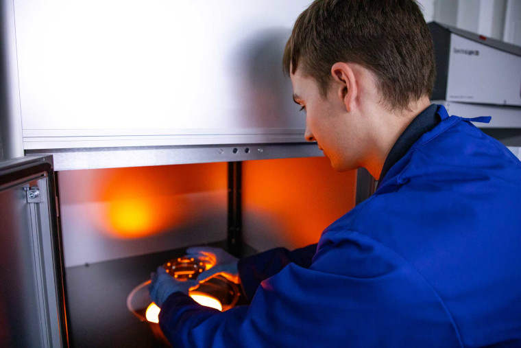 A viewport being worked on by the special techniques group.