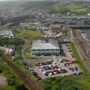An aerial view of the RAICo facility.