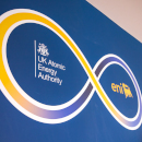 UKAEA and Eni logos in an infinity
