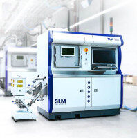 The Additive Manufacturing Machine 1 in operation at the UK Atomic Energy Authority's manufacturing facility.