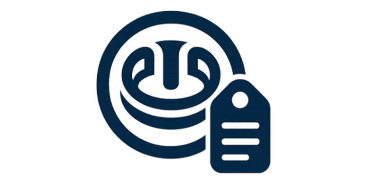 TokTagger logo of a tokamak with a tag around it.